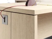 Scrivania modello Delta - composizione ufficio completo in legno ad un prezzo speciale