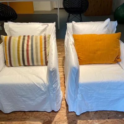 Cuscini divano B&b italia in Cotone modello Coppia cuscini maxalto in Offerta Outlet
