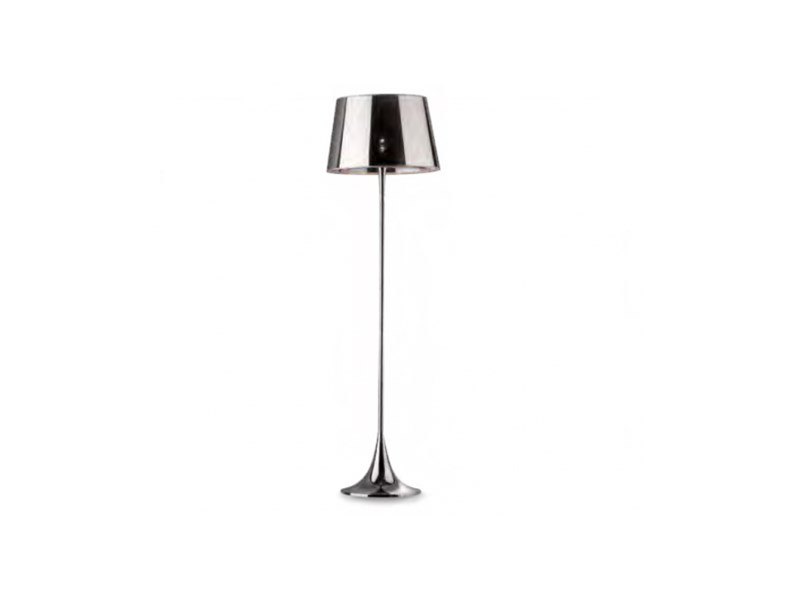 Lampada Da Terra Ideal Lux London Piantana In Metallo Stile Design Con