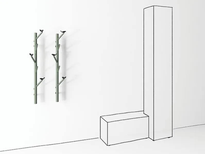 Appendiabiti Bird watch hanger  di Minotti italia SCONTATO 