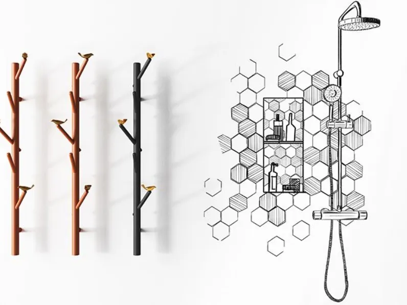 Appendiabiti Bird watch hanger  di Minotti italia SCONTATO 