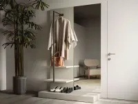 Appendiabiti con boiserie e specchio Artigianale in laccato opaco a prezzo Outlet