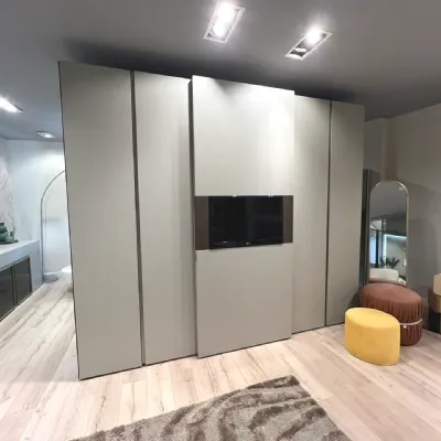 Armadio moderno Atena Moretti compact giorno notte con un ribasso imperdibile