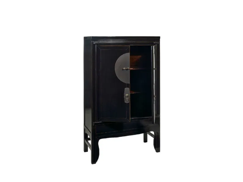 Armadio con ante battenti a prezzo scontato modello Armadio xian nero di Collezione esclusiva 