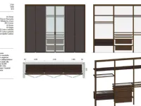 Armadio con ante battenti design Armadio cover Rimadesio a prezzo scontato