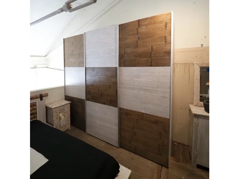 Armadio in legno Armadio in legno etno  bambu  a marchio Nuovi mondi collection scontato -34%