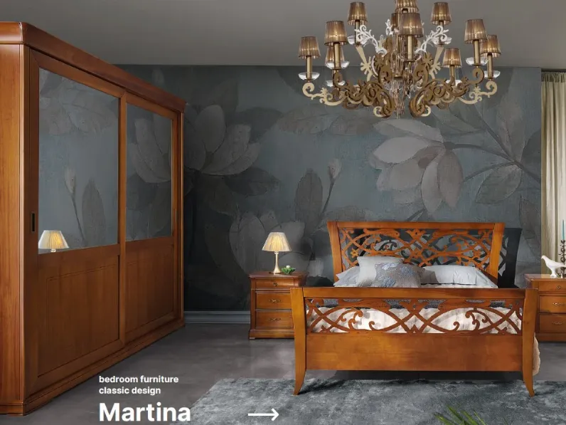 Armadio in legno Armadio martina art 3281 a marchio Artigianale scontato -40%