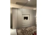 Armadio con ante battenti design Armadio sinua con porta tv odeon  Sangiacomo a prezzo scontato