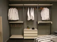 Armadio con cabina armadio moderno Kloset Md house a prezzo ribassato