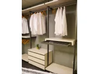 Armadio con cabina armadio moderno Kloset Md house a prezzo ribassato