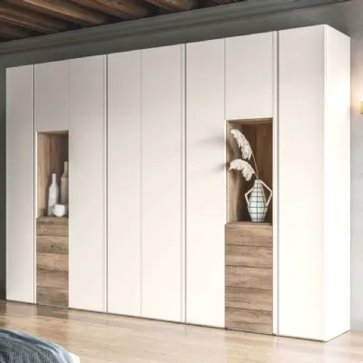 Armadio di Marka modello Easy gola in laminato materico con sconto -30%