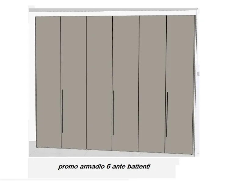 ARMADIO 6antepromo Collezione esclusiva SCONTATO 