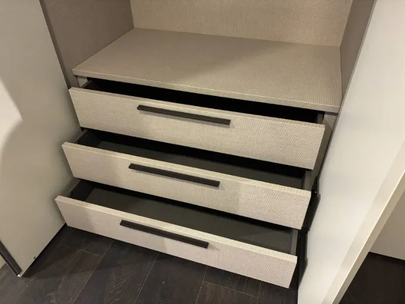 Armadio ante battenti in laminato opaco modello Go up di Alf da fre 