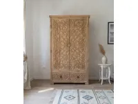 Armadio con ante battenti design Armadio namastè 2a Outlet etnico a prezzo scontato