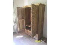 Armadio con ante battenti design Armadio namastè 2a Outlet etnico a prezzo scontato