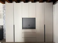 Armadio ante battenti in laminato materico Tomasella di Tomasella