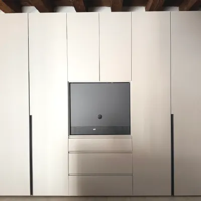 Armadio ante battenti in laminato materico Tomasella di Tomasella