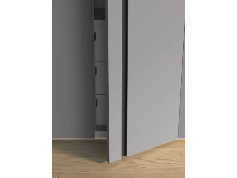 Armadio di Orme modello Armadio battente orme night 14 in laminato materico con sconto -40%