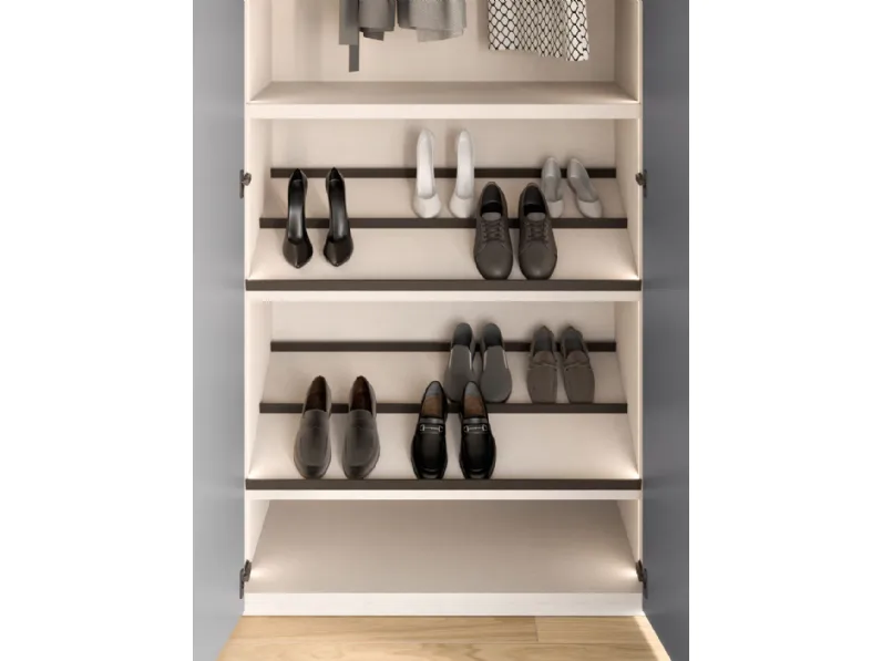 Armadio di Orme modello Armadio battente orme night 14 in laminato materico con sconto -40%