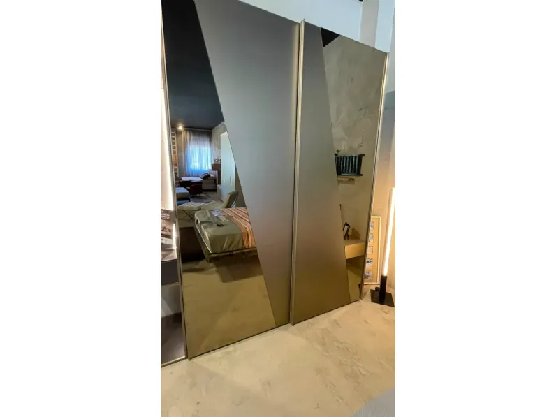 Armadio con ante scorrevoli design Armadio moretti compact garbino – grigio Mercantini a prezzo ribassato