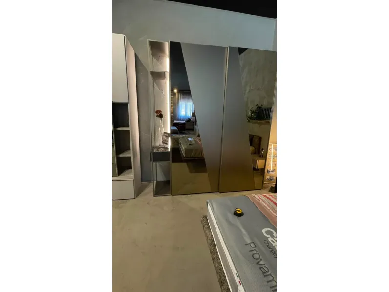 Armadio con ante scorrevoli design Armadio moretti compact garbino – grigio Mercantini a prezzo ribassato