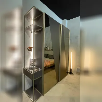 Armadio con ante scorrevoli design Armadio moretti compact garbino – grigio Mercantini a prezzo ribassato