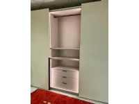 Armadio ante scorrevoli in laminato opaco Ego di Santalucia