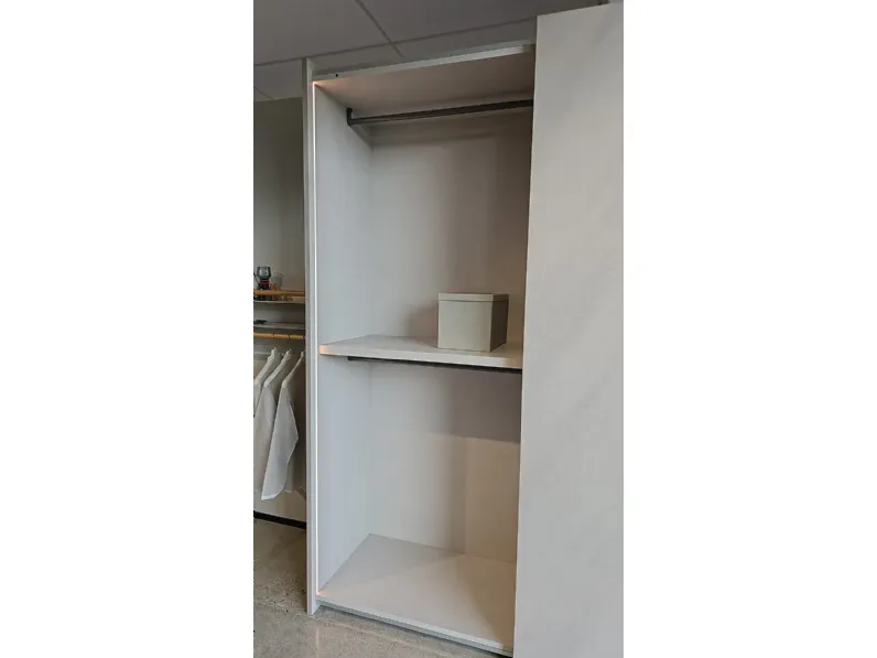 Armadio ibrido tomasella vista realizzato in laminato materico di Tomasella scontato -35%