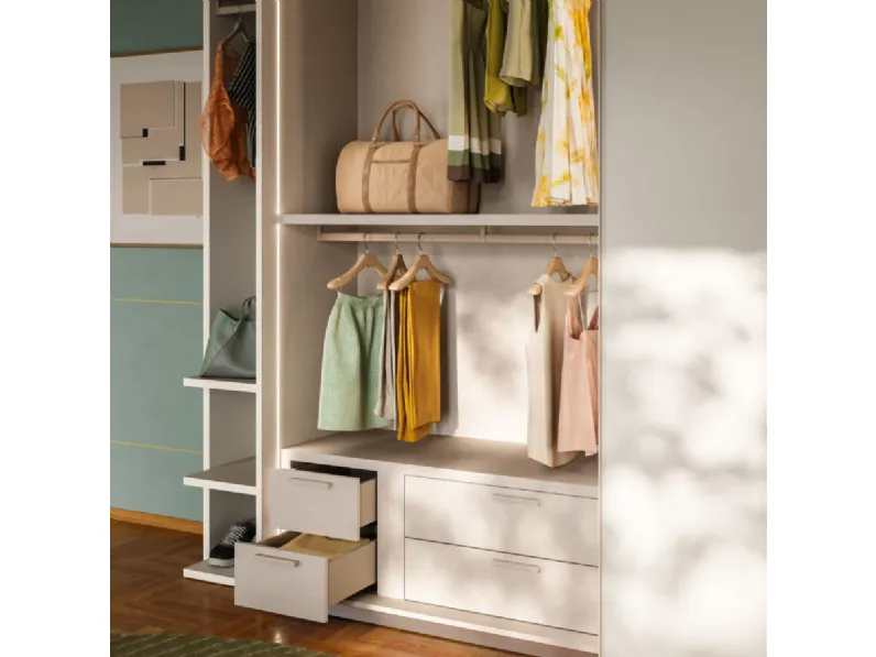 Armadio in laminato opaco Armadio night 47 a marchio Orme scontato -40%