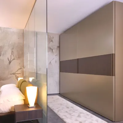 Armadio con ante scorrevoli moderno Pacific vermont outlet Diotti.com a prezzo scontato