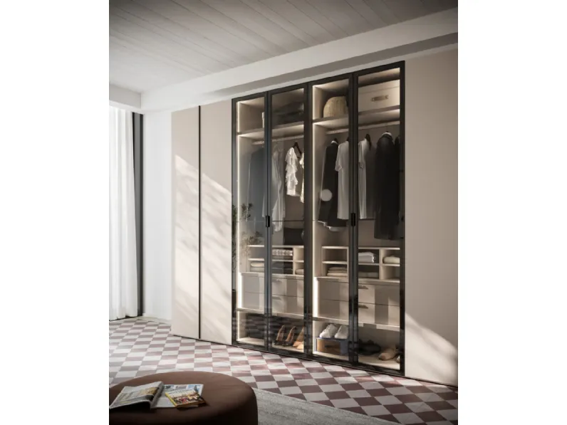 Armadio di Orme modello Vetro in laminato opaco con sconto -34%