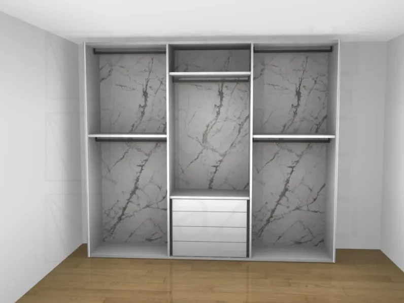Armadio Dual flat Caccaro a sei ante in Offerta Outlet