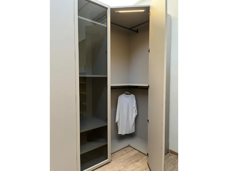 Armadio cabina armadio perla  Moretti compact camerette con ante battenti SCONTATO a PREZZI OUTLET