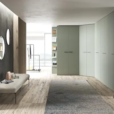 Armadio Easy battente realizzato in laminato opaco di Villanova scontato -35%