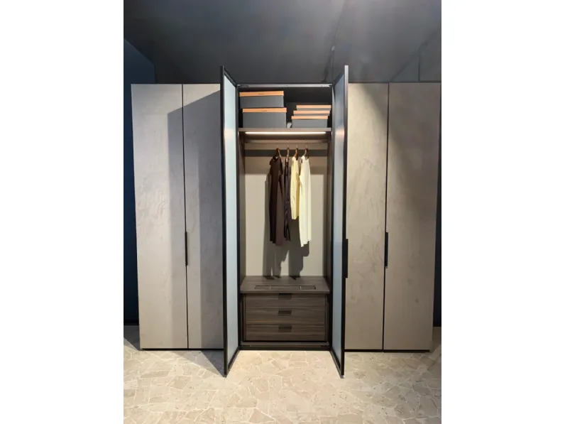 Armadio di Olivieri modello Fab in specchio con sconto -64%