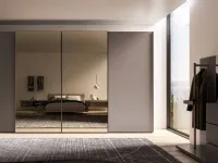 Armadio con ante scorrevoli moderno Febe e frame night 30 Orme a prezzo ribassato