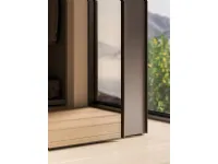 Armadio con ante scorrevoli moderno Febe e frame night 30 Orme a prezzo ribassato