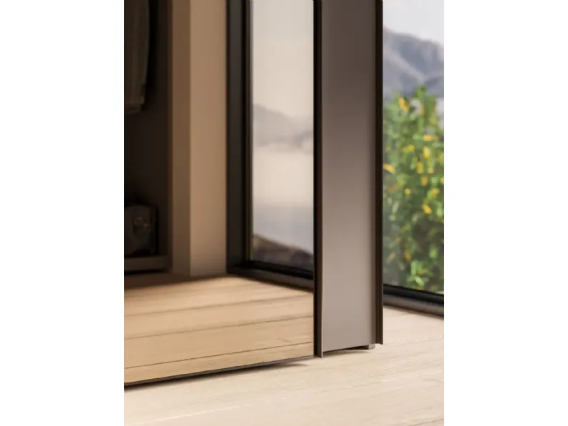 Armadio con ante scorrevoli moderno Febe e frame night 30 Orme a prezzo ribassato