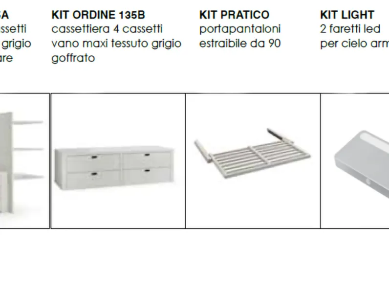 Armadio scontato 50% modello Gdo ars09 di Artigianale