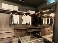 Armadio Cabina panorama realizzato in laminato materico di Sangiacomo scontato -40%
