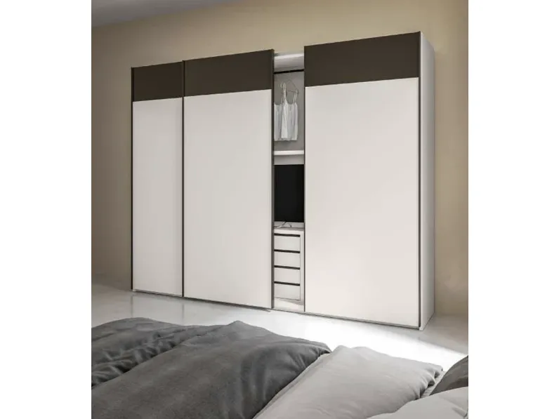 Armadio di Marka modello Logic in laminato opaco con sconto -25%