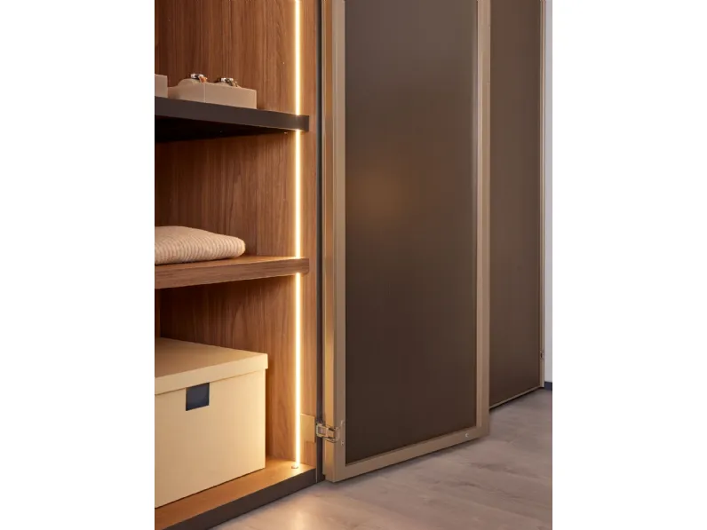Armadio moderno Arctic wide outlet Diotti.com con un ribasso imperdibile