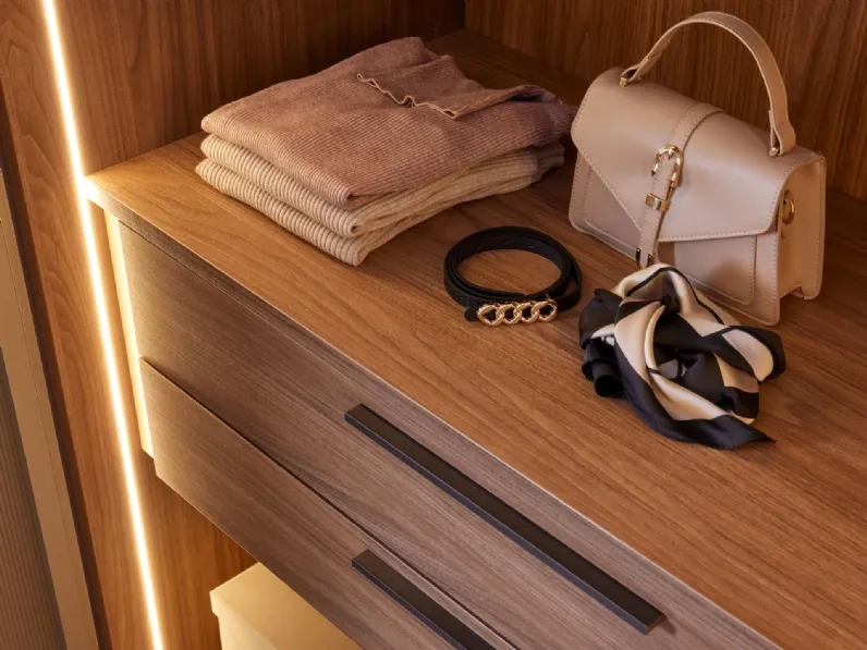 Armadio moderno Arctic wide outlet Diotti.com con un ribasso imperdibile