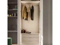 Armadio night 29 realizzato in laminato opaco di Orme scontato -40%