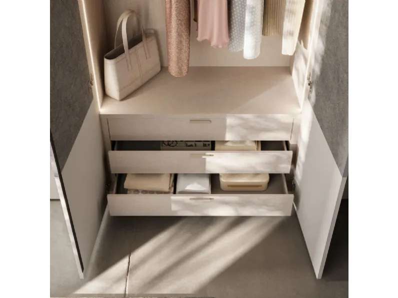 Armadio night 32 realizzato in laminato opaco di Orme scontato -40%