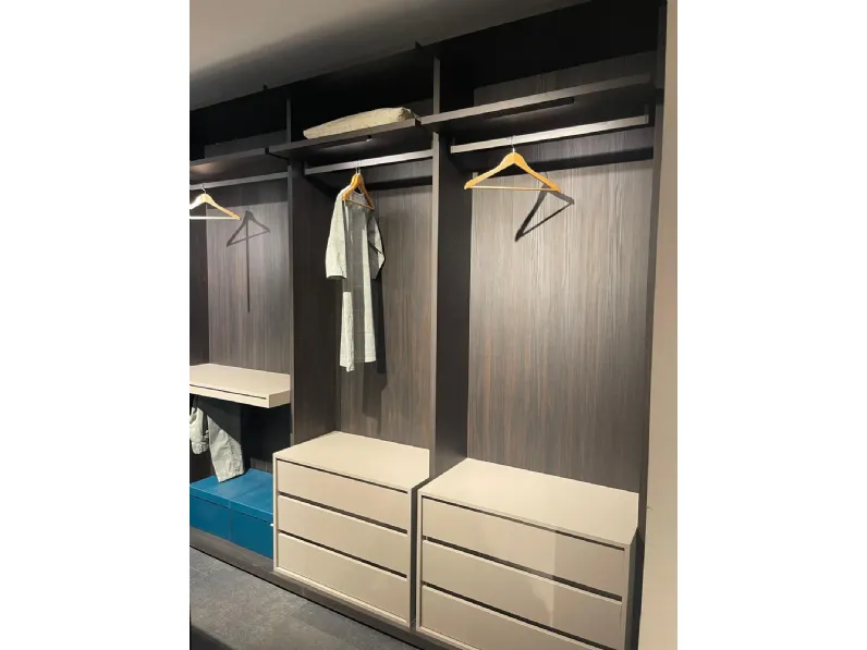 Armadio in legno Cv 523 cabina armadio ben a marchio Novamobili scontato -60%