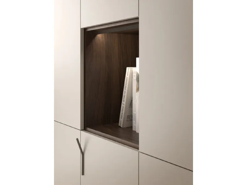 Armadio moderno Liscia night 09 Orme con uno sconto imperdibile