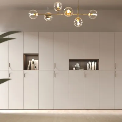Armadio moderno Liscia night 09 Orme con uno sconto imperdibile