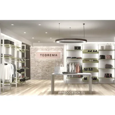Armadio in laminato materico Metal cabina a marchio Zg mobili scontato -30%
