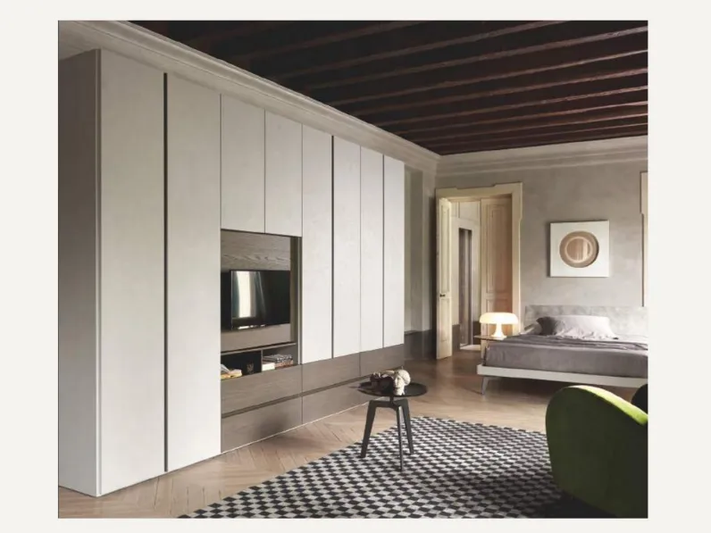 Armadio moderno Odeon  di Sangiacomo a PREZZO OUTLET -29%